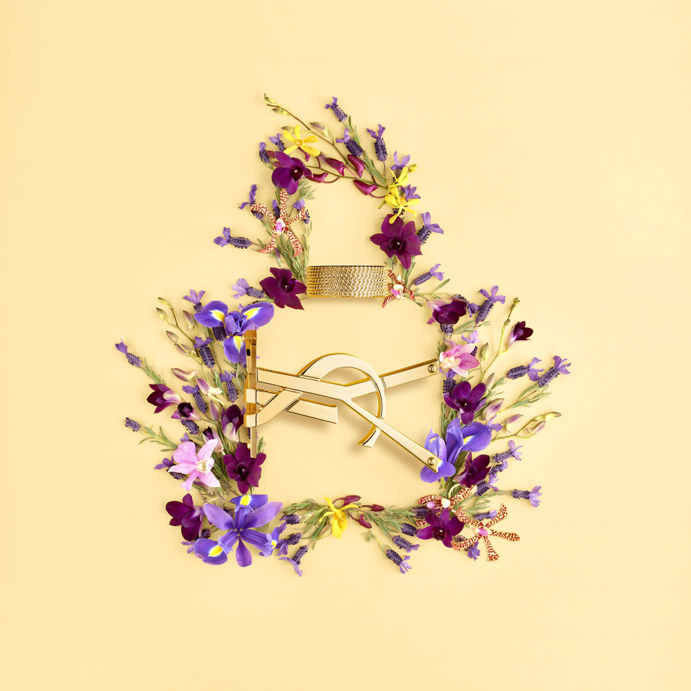 Still life florale du flacon parfum Libre YSL Yves Saint Laurent par Sublimeight SUBLIM8